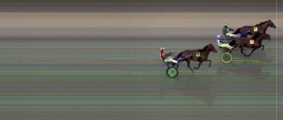 Målfoto for løp 7 på bane BI den 04.07.2022