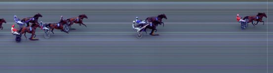 Målfoto for løp 2 på bane BI den 24.07.2022