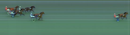 Målfoto for løp 6 på bane BI den 24.07.2022