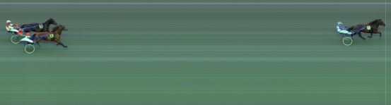 Målfoto for løp 7 på bane BI den 24.07.2022