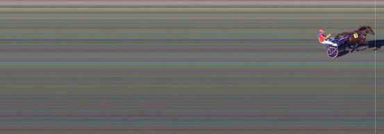 Målfoto for løp 1 på bane BI den 05.08.2022