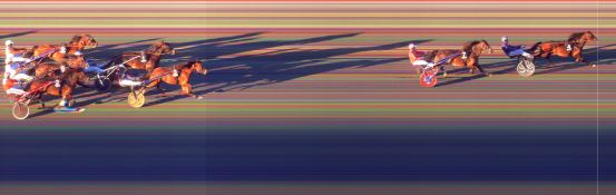 Målfoto for løp 6 på bane BI den 05.08.2022