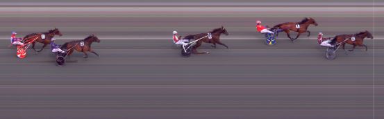 Målfoto for løp 5 på bane BI den 06.08.2022