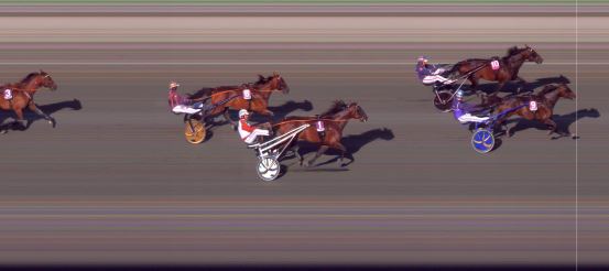 Målfoto for løp 8 på bane BI den 06.08.2022