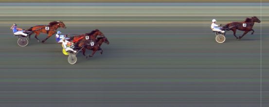 Målfoto for løp 5 på bane BI den 19.08.2022