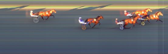 Målfoto for løp 1 på bane BI den 01.09.2022