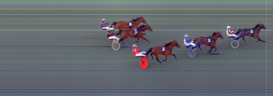 Målfoto for løp 2 på bane BI den 01.09.2022