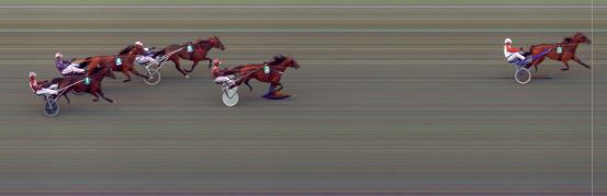 Målfoto for løp 4 på bane BI den 01.09.2022