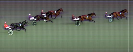 Målfoto for løp 2 på bane BI den 22.09.2022