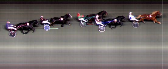 Målfoto for løp 3 på bane BI den 28.10.2022