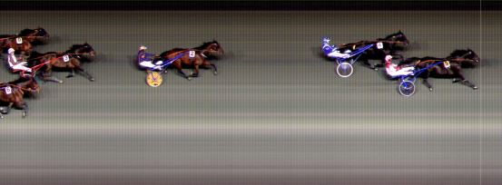 Målfoto for løp 7 på bane BI den 28.10.2022