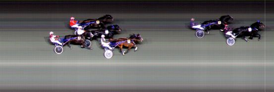 Målfoto for løp 1 på bane BI den 04.11.2022