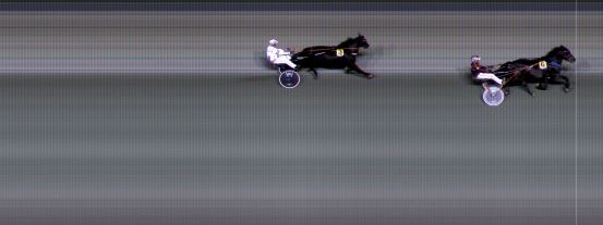 Målfoto for løp 1 på bane BI den 18.11.2022