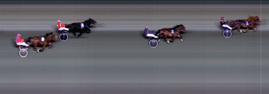 Målfoto for løp 2 på bane BI den 18.11.2022