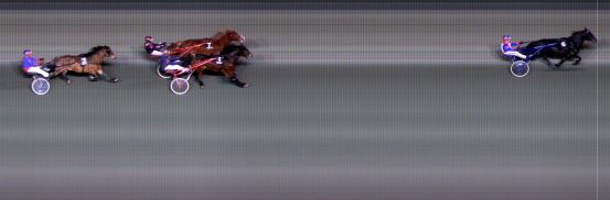 Målfoto for løp 6 på bane BI den 18.11.2022