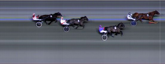 Målfoto for løp 6 på bane BI den 09.12.2022