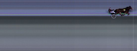 Målfoto for løp 1 på bane BI den 16.12.2022