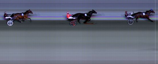 Målfoto for løp 2 på bane BI den 16.12.2022