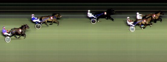 Målfoto for løp 3 på bane BI den 12.03.2023