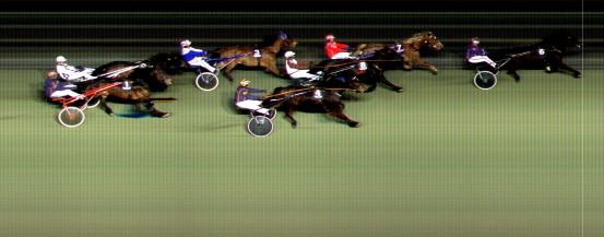 Målfoto for løp 6 på bane BI den 12.03.2023