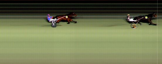 Målfoto for løp 9 på bane BI den 12.03.2023