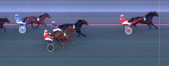 Målfoto for løp 4 på bane BI den 26.03.2023