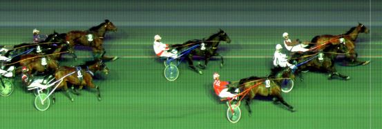 Målfoto for løp 6 på bane BI den 26.03.2023