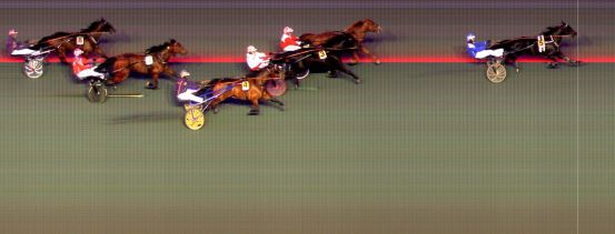 Målfoto for løp 7 på bane BI den 05.04.2023