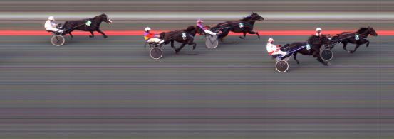 Målfoto for løp 4 på bane BI den 16.04.2023