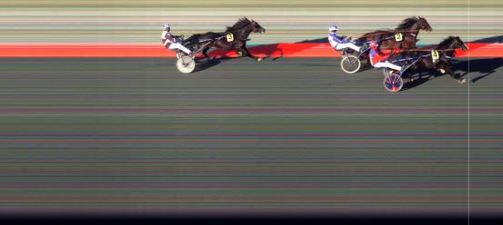 Målfoto for løp 1 på bane BI den 05.05.2023