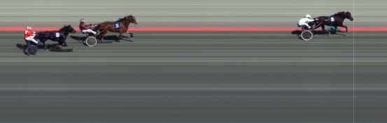 Målfoto for løp 2 på bane BI den 13.05.2023