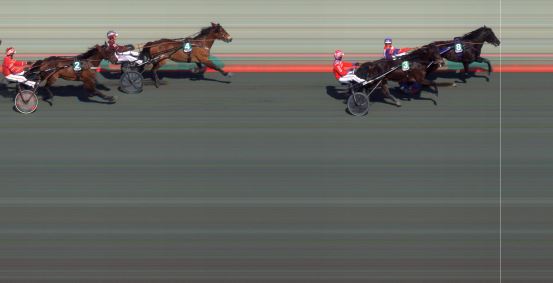 Målfoto for løp 4 på bane BI den 13.05.2023