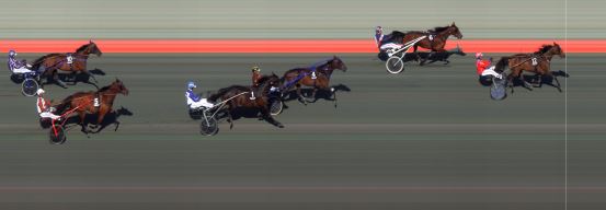 Målfoto for løp 6 på bane BI den 13.05.2023