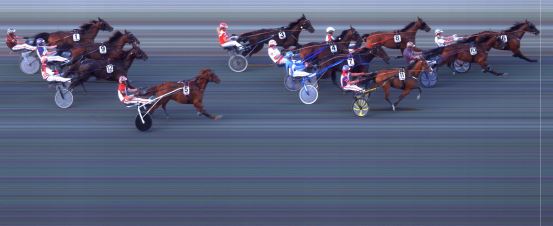 Målfoto for løp 5 på bane BI den 15.06.2023