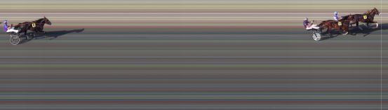 Målfoto for løp 1 på bane BI den 28.06.2023