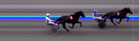 Målfoto for løp 3 på bane BI den 12.07.2023