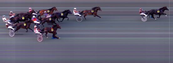 Målfoto for løp 11 på bane BI den 23.07.2023