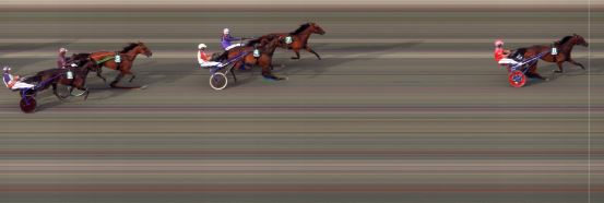 Målfoto for løp 4 på bane BI den 23.07.2023