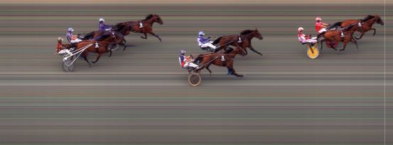 Målfoto for løp 6 på bane BI den 23.07.2023