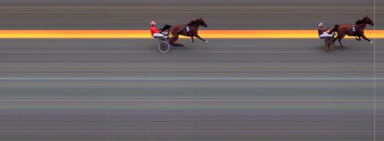 Målfoto for løp 6 på bane BI den 04.08.2023