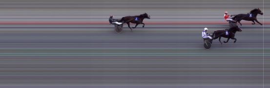 Målfoto for løp 2 på bane BI den 05.08.2023