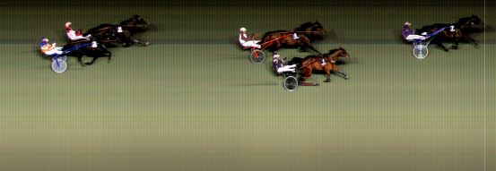 Målfoto for løp 6 på bane BI den 12.10.2023