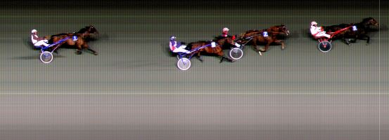 Målfoto for løp 2 på bane BI den 20.10.2023