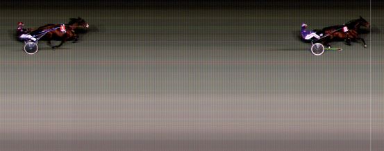 Målfoto for løp 3 på bane BI den 20.10.2023