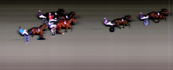 Målfoto for løp 6 på bane BI den 20.10.2023