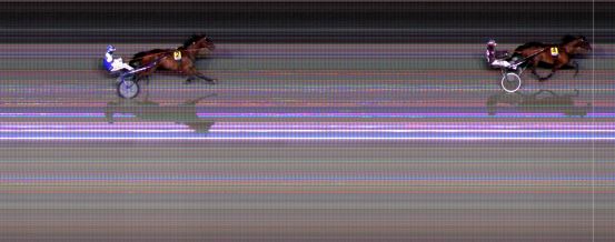 Målfoto for løp 1 på bane BI den 03.11.2023