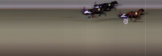 Målfoto for løp 1 på bane BI den 15.12.2023