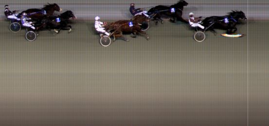 Målfoto for løp 2 på bane BI den 15.12.2023