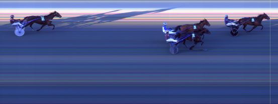 Målfoto for løp 4 på bane BI den 21.04.2024