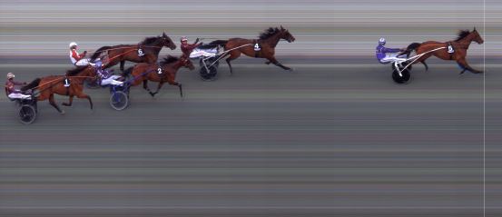 Målfoto for løp 6 på bane BI den 11.05.2024